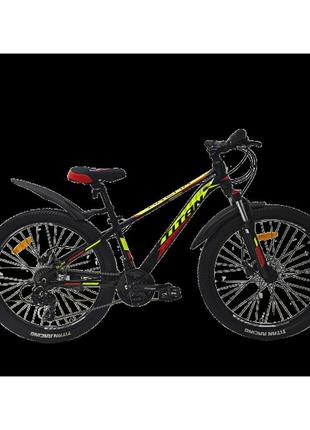 Titan велосипед titan arena 26" 13" чорний — червоний