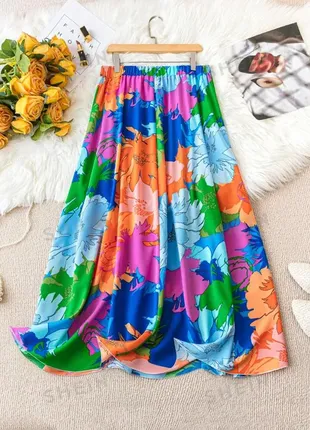 Спідниця максі солідного розміру від shein