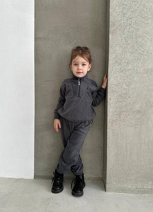 Теплий костюм з двохсторонього флісу розміри від 80 до 152