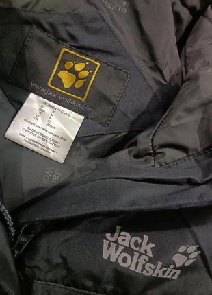 Удлиненная утепленная зимняя пуховая парка,пуховик jack wolfskin stormlock active размера м5 фото