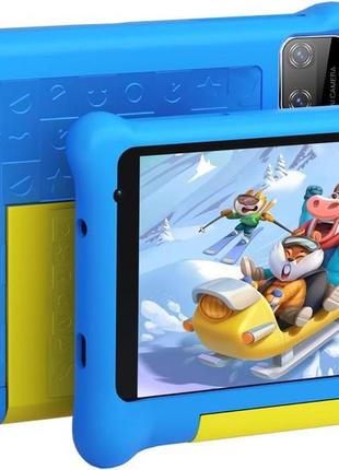 Планшет 7" higrace kids 2/32gb 4 ядра android 11 чорний синій чохол factory recertified