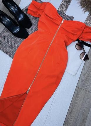 Бандажна сукня xs плаття міді вечірня сукня на блискавці плаття з відкритими плечима сукня футляр