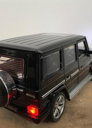 Модель автомобіля mercedes amg g65 масштаб 1:32 з фарами, що світяться|ціна-якість|4 фото