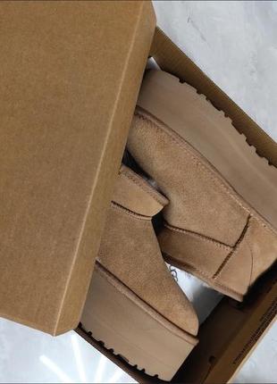 Женские угги ugg classic ultra mini platform Fluffita