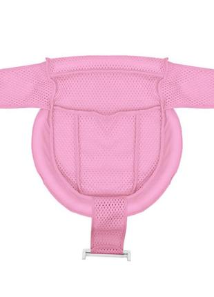 Матрацик килимок для дитини у ванночку з кріпленнями bestbaby 331 pink|ціна-якість|