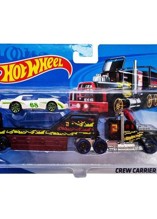 Детский игровой набор машинок t-k937-1(white) с трейлером