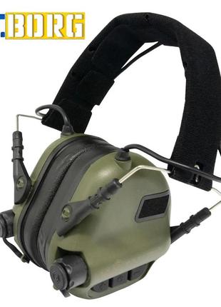 Тактические наушники earmor m31 olive с универсальным креплением|ціна-якість|