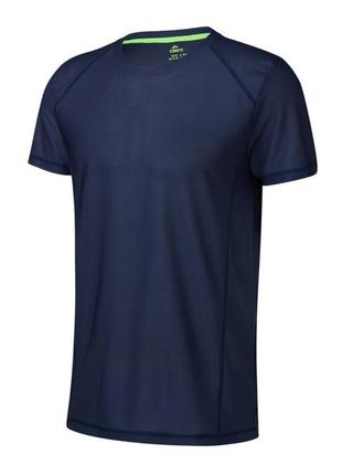 Спортивная футболка с быстросохнущей ткани для мужчины crivit lycra® 425715 l темно-синий
