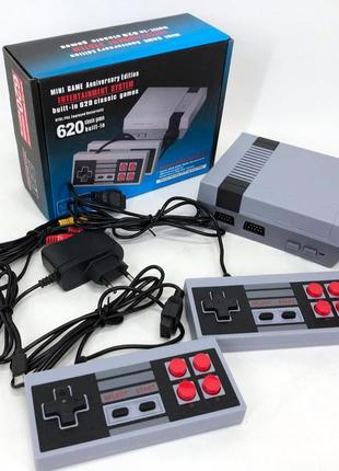 Ігрова приставка джойстиками телевізор game nes 620/7724 портативна ретро консоль портативні консолі|ціна-якість|2 фото
