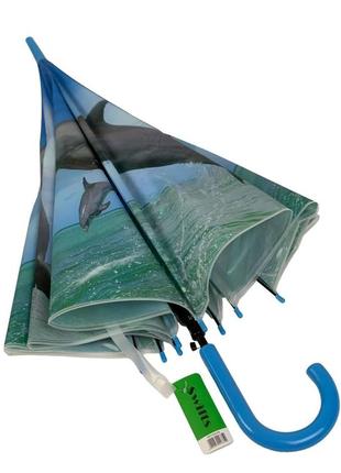 Женский зонт трость  swift голубой (2000002741732)2 фото