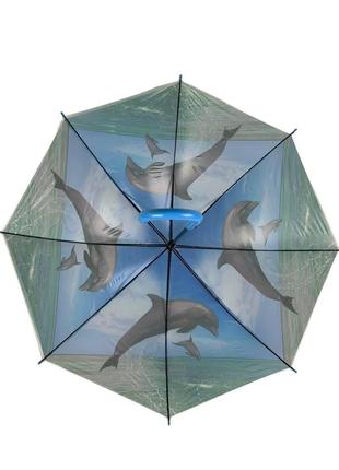 Женский зонт трость swift голубой cl0013662