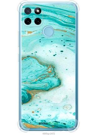 Чехол на realme c25y мраморный "4895sp-2553-8094", надежная защита для мобильных телефонов