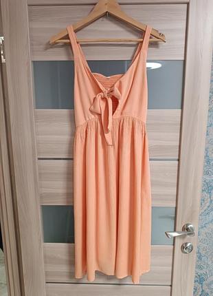 Красивый вискозный миди сарафан