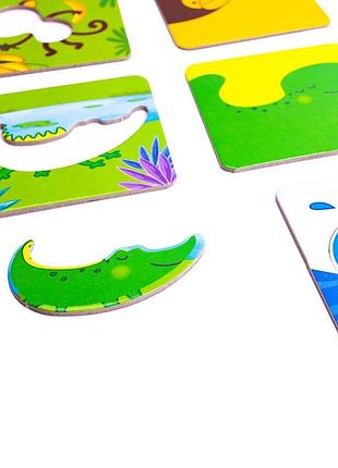 Детская настольная игра "зоомир 3 в 1" vt2901-04 на укр. языке