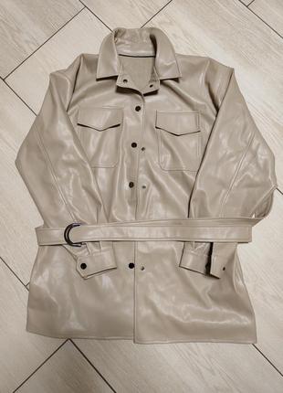 Жакет из эко кожи