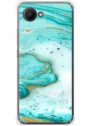 Чехол на realme c30 мраморный "4895sp-2700-8094", надежная защита на телефон