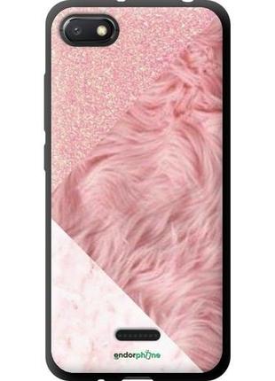 Чохол на xiaomi redmi 6a рожеві текстури "4343b-1531-8094", надійний захист для мобільних телефонів