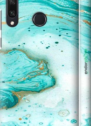 Чохол на huawei y6p мармуровий "4895m-1952-8094", надійний захист для мобільних телефонів