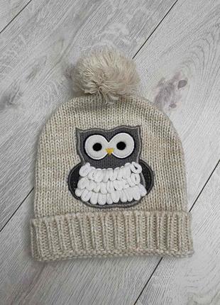 Стильна шапка з совою