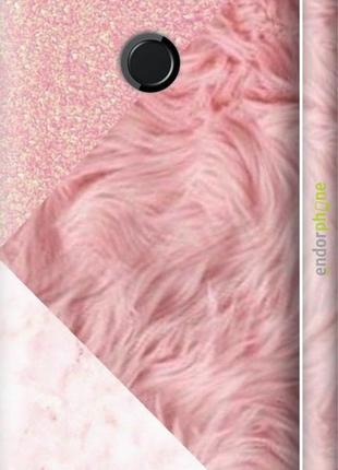 Чохол на huawei honor 9 lite рожеві текстури "4343m-1359-8094", надійний захист для мобільних телефонів