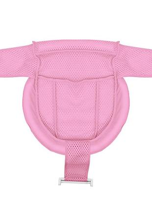 Матрацик килимок для дитини у ванночку з кріпленнями bestbaby 331 pink|вигідна ціна|