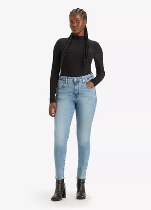 Оригінальні брендові завужені джинси скінні levis 721 high rise skinny