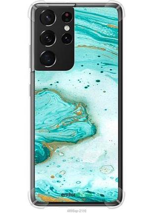 Чехол на samsung galaxy s21 ultra (5g) мраморный "4895sp-2116-8094", надежная защита для мобильных телефонов