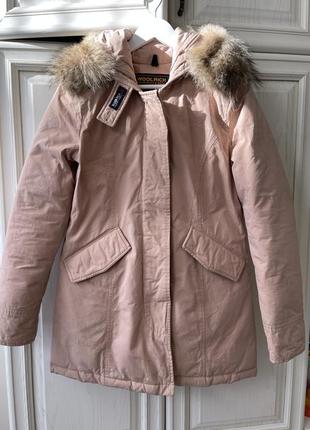 Женская зимняя парка куртка пуховик woolrich м оригинал