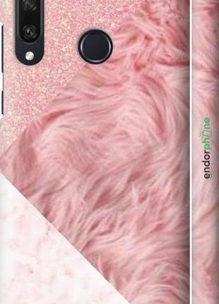Чохол на huawei y6p рожеві текстури "4343m-1952-8094", надійний захист для мобільних телефонів