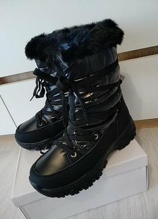 Теплые зимние сапоги дудики