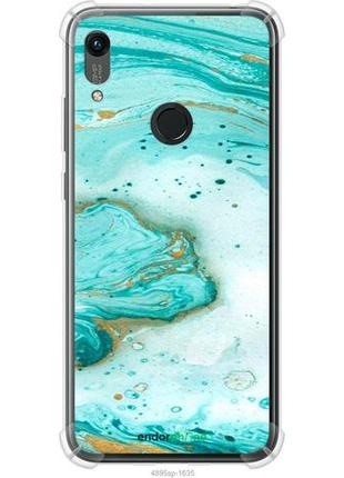 Чохол на huawei y6s мармуровий "4895sp-1871-8094", надійний захист для мобільних телефонів