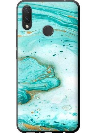 Чехол на huawei p smart plus мраморный "4895b-1555-8094", надежная защита для мобильных телефонов