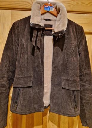 Дубленка куртка из натуральной замши