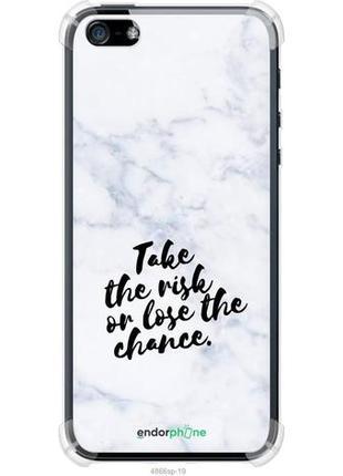 Чохол на iphone 5 рискувати або втратити шанс "4866sp-18-8094", надійний захист для мобільних телефонів