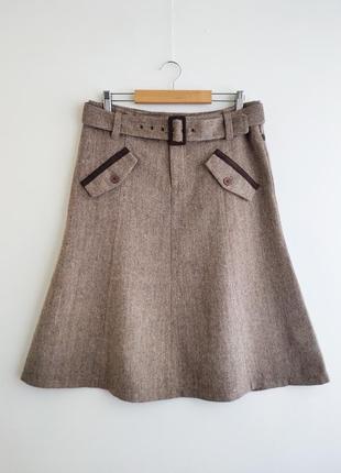 Теплая шерстяная юбка vero moda