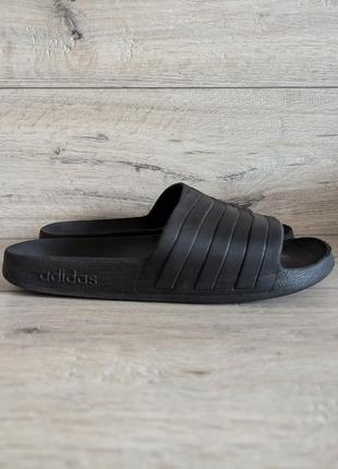 All black adidas adilette slides deals