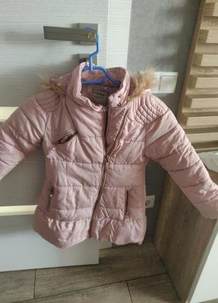 Куртка зимняя, осень, для девочки