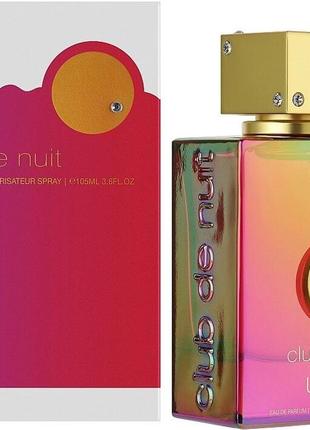 Женская парфюмированная вода club de nuit untold armaf