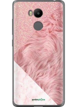 Чехол на xiaomi redmi 4 pro розовые текстуры "4343u-438-8094", надежная защита для мобильных телефонов