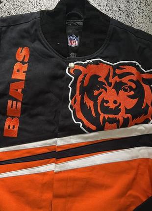 Chicago bears nfl bomber новый с бирками бомбер американский футбол винтаж2 фото