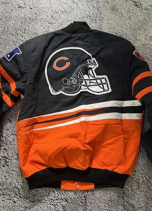 Chicago bears nfl bomber новый с бирками бомбер американский футбол винтаж5 фото