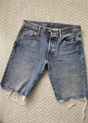 Джинсовые мужские шорты levi’s 501