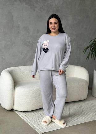 Стильная пижама 2 xl - 4xl
