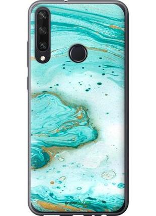 Чохол на huawei y6p мармуровий "4895u-1952-8094", надійний захист для мобільних телефонів