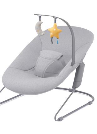 Шезлонг-гойдалка kinderkraft calmee grey (kbcalm00gry0000)