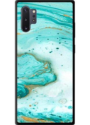 Чехол на samsung galaxy note 10 plus мраморный "4895b-1756-8094", надежная защита для мобильных телефонов