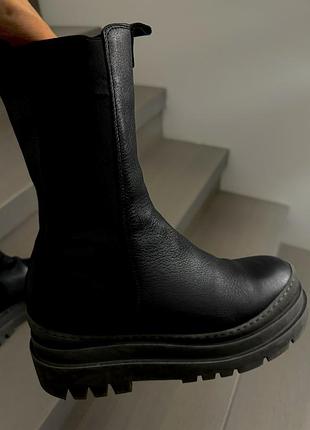 Чоботи шкіряні