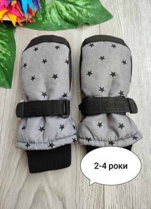 Варішки рукавиці kids 3м thinsulate 2-4 роки