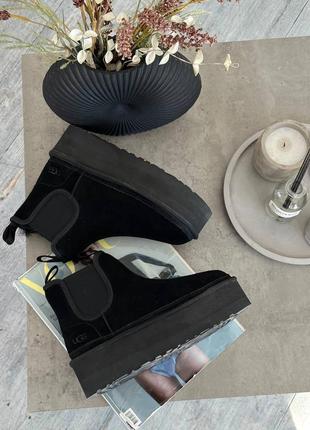 Ugg neumel chealsea black platform