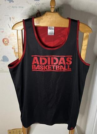 Adidas basketball jersey майка двусторонняя баскетбольная